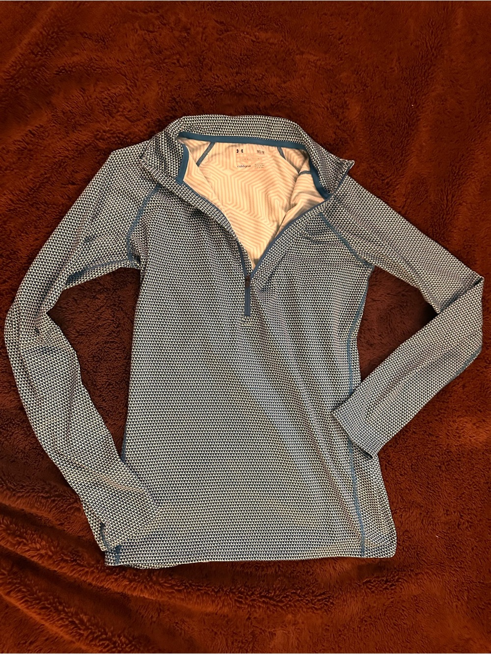 Under Armour ColdGear Quarter Zip Pullover Medium Fitted